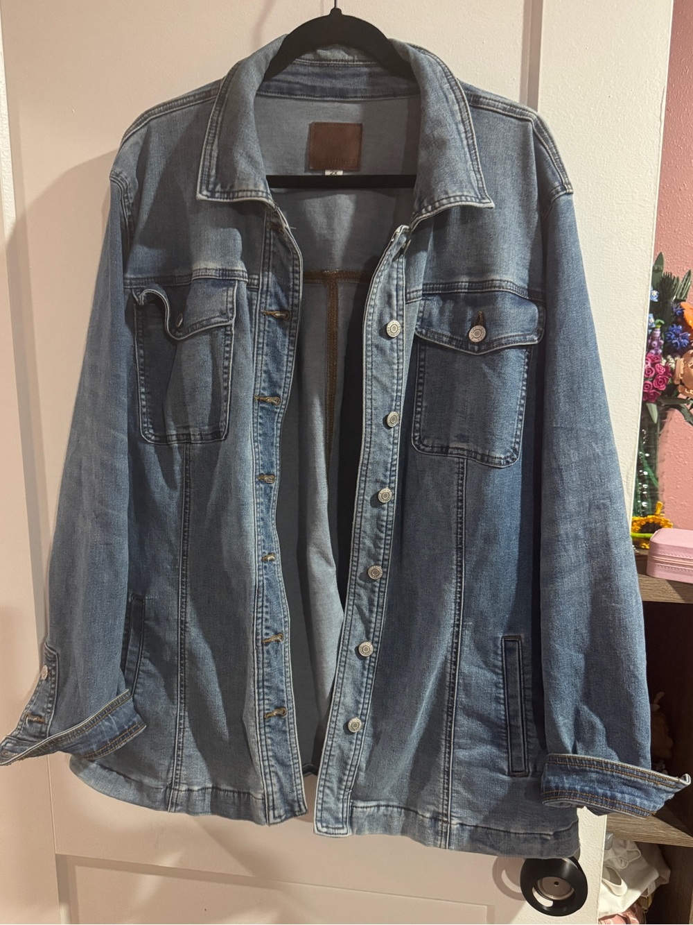 Maurices Light Blue Denim Jacket